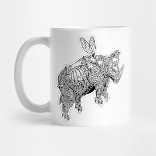 Flying Rhino Mug